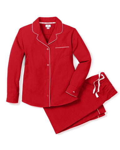 PRE-ORDER Monogrammed Women's Flannel Pajama Set in Red