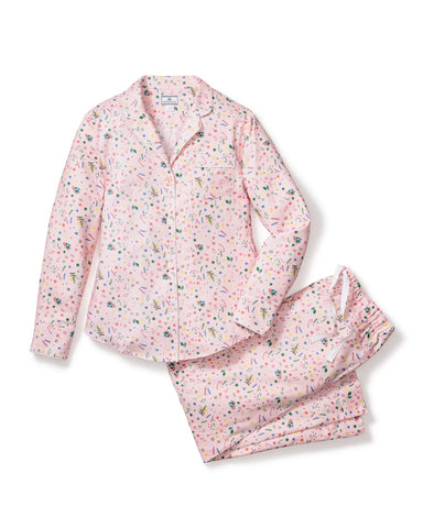 PRE-ORDER Monogrammed Women's Twill Pajama Set in Vintage Sweets