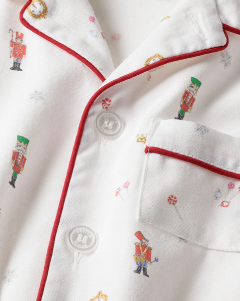 PRE-ORDER Monogrammed Kid's Twill Pajama Set in A Night at the Nutcracker