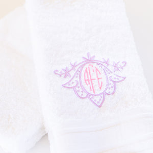 Monogrammed Turkish Cotton Hand Towel