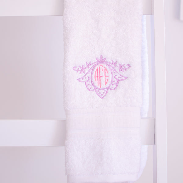 Monogrammed Turkish Cotton Hand Towel