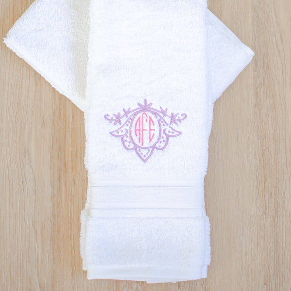 Monogrammed Turkish Cotton Hand Towel