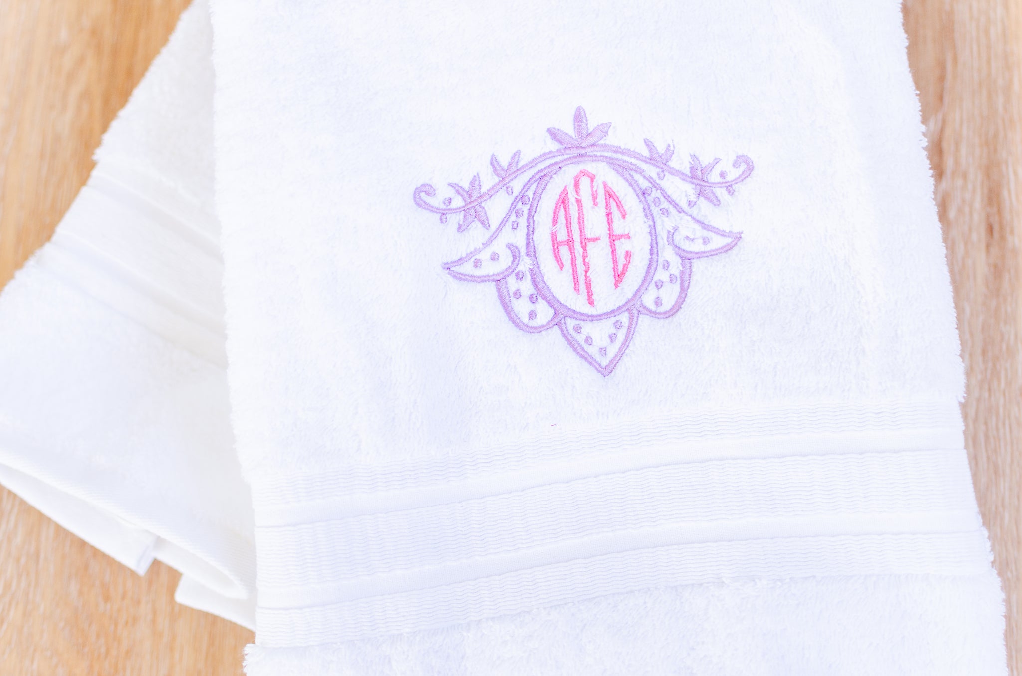 Monogrammed Turkish Cotton Bath Towel