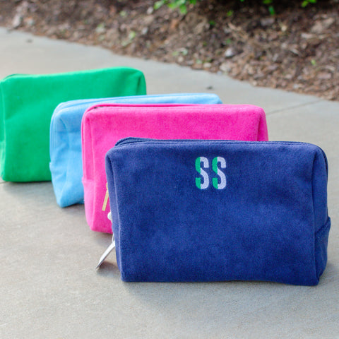 Personalized Shiraleah Terry Zip Pouch