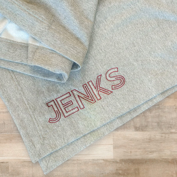 Personalized Sweatshirt Stadium Blanket