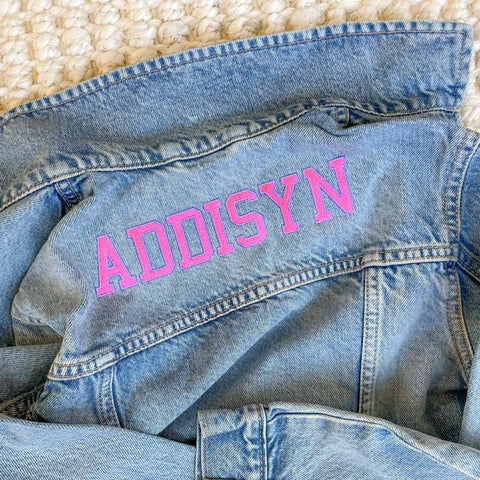 Personalized Unisex Jean Jacket