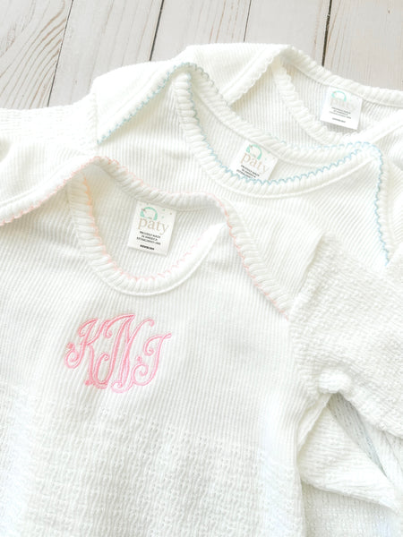 Monogrammed Paty Luxury Knit Newborn Gown