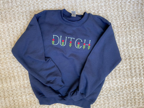 Tulip Letter Personalized Sweatshirt