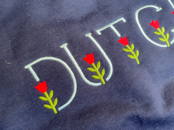 Tulip Letter Personalized Sweatshirt