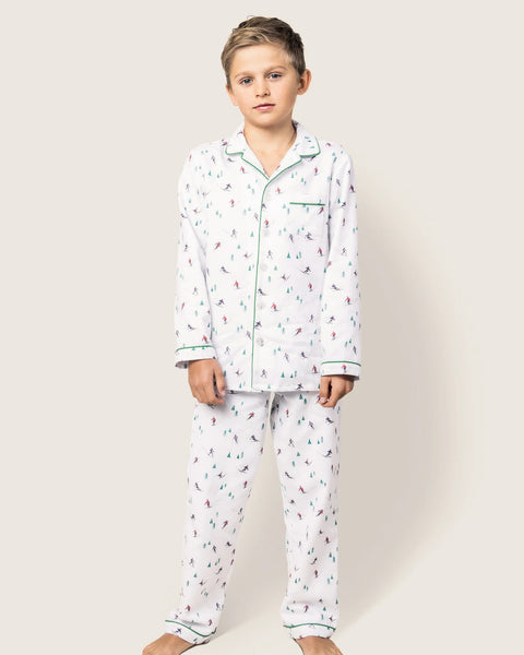 PRE-ORDER Monogrammed Kid's Flannel Pajama Set in Apres Ski