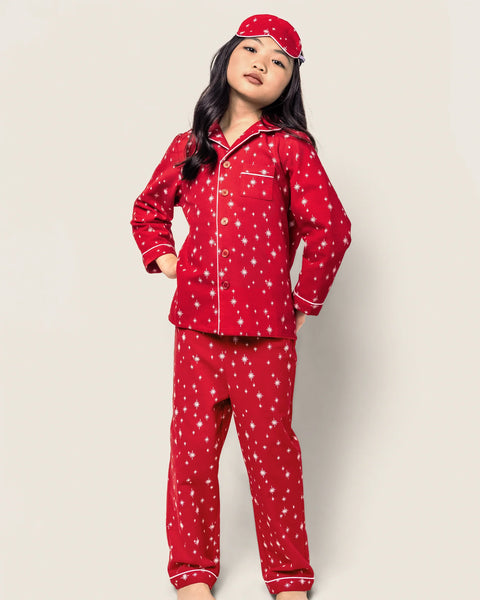 PRE-ORDER Monogrammed Kid's Flannel Pajama Set in Starry Night