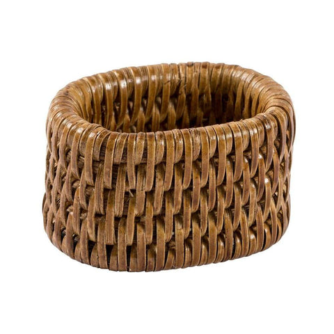 Rattan Napkin Rings - Set of 4