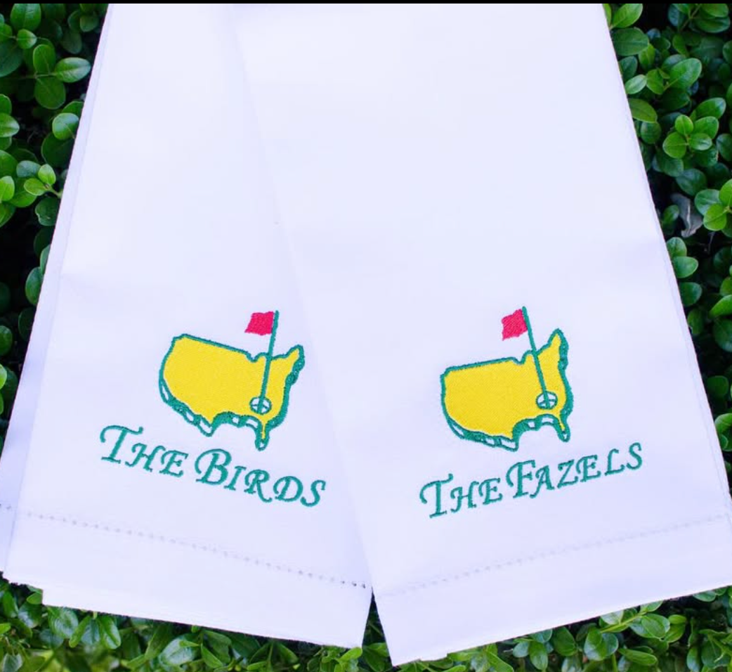 Masters Personalized Guest Towel