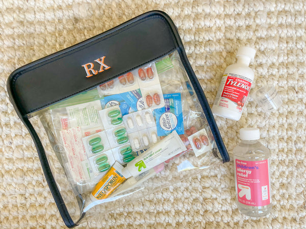 Personalized Clear Travel Bag